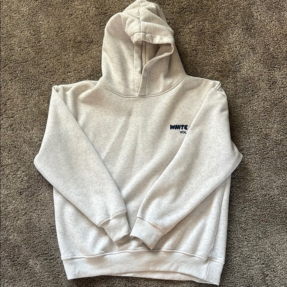 White Fox Boutique Gray Hoodie Sweatshirt